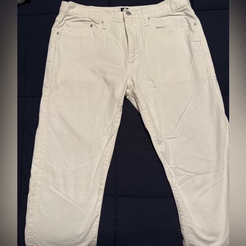 GAP men’s white denim